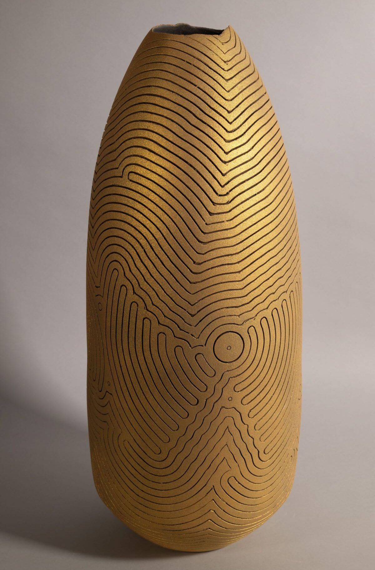 Grégoire Lemaire, Vase, 2026, grès émaillé, h. 50 cm